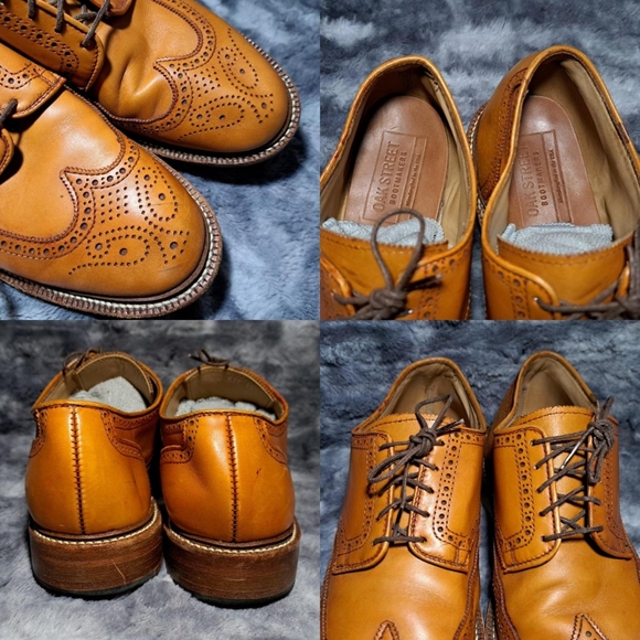 Oak Street Bookmakers Oxford Wingtips Made in USA Size 9 main image 7